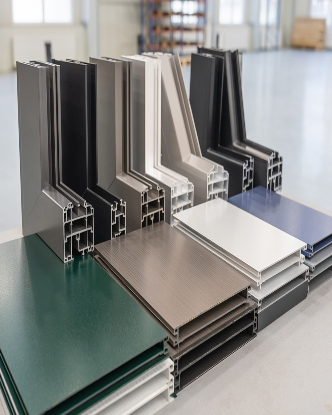 Voorgelakt aluminium - Panelen, profielen, kozijnen